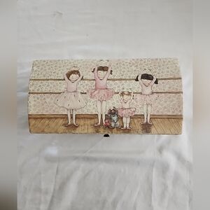 Vintage Bob's Boxes Ballerinas Treasure Chest Jewelry Box Sherri Buck Baldwin